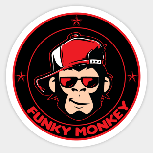 Funky Monkey Sticker